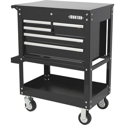 Ironton 30in. 5-Drawer Mechanic's Tool Cart, 700-Lb. Capacity - size: 5 Drawer