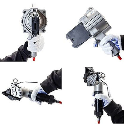 Pneumatic Steel Strapping Tools Metal Banding Machine Heavy Duty Tensioner and Cutter Sealer for 1.25inch（32mm）Width Metal Belt, Portable Packaging