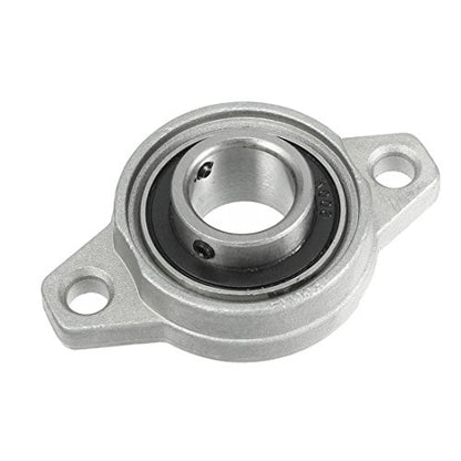 uxcell 2pcs KFL003 17mm Zinc Alloy Self Aligning Pillow Block Flange Bearing - size: 17mm