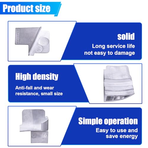 ZIMISI 2PCS Stretch Belt Mate Kit (Metal) - size: Metal