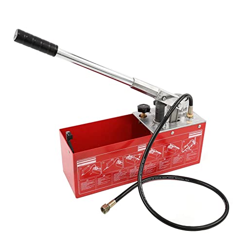 IRONWALLS Hydraulic Manual Water Pressure Compression Test Pump Water Pipe Leakage Pressure Tester 3 Gallon Tank - size: 3 Gallon Tank
