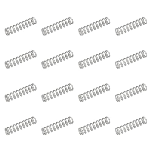 uxcell 50Pcs 304 Stainless Steel Compression Springs,0.8mmWD, 5mm ODx20mm L - size: 5mmx20mm