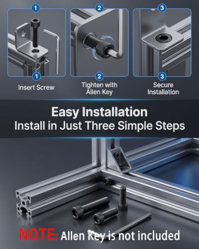 IMSCREWS M3-0.5 x 16mm Black 304 Stainless Steel Socket Head Cap Screws, Natural Non-Fading Finish, Rust Resistant Hex Allen Bolts for 3D Printer RC Models 100Pcs - size: M3-0.5 x 16mm