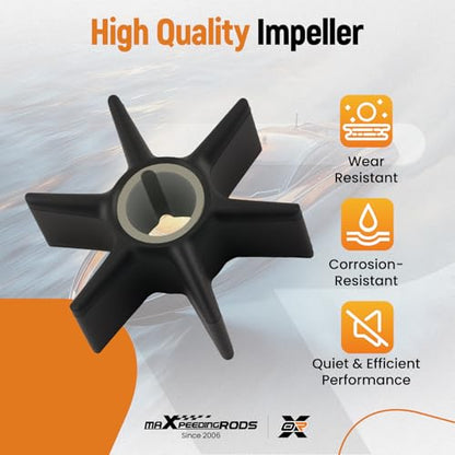 maXpeedingrods Water Pump Impeller Repair Kit for Mercury Mariner - size: For Mercury Mariner 40-275 HP, 47-43026Q06