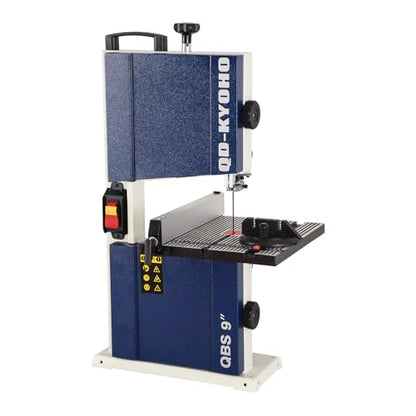 Band Saw, Portable 9-Inch Bandsaw for Woodworking, 2526 FPM Benchtop, 1/3 HP(output), 120 V 2.5-Amp Motor, Band Saws with Cast-Aluminum Worktable with Scale, Steel Bandsaws with Miter Gaug - size: 9inch