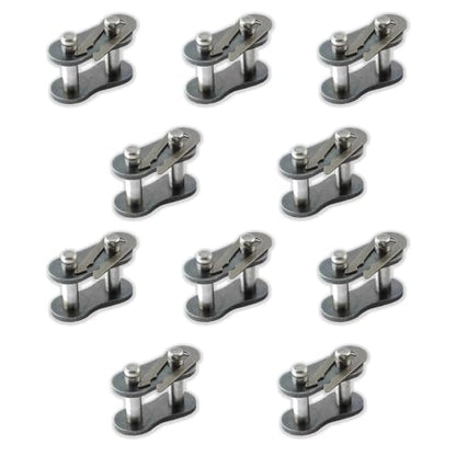 #80 Roller Chain Connecting Links (10 Pack) Carbon Steel
