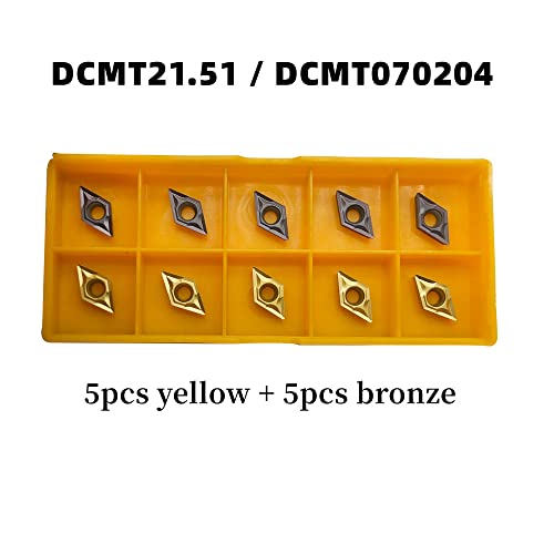 DCMT21.51 DCMT21.52 DCMT070204 DCMT070208 Carbide Turning Inserts - color: 20pcs DCMT21.51 inserts