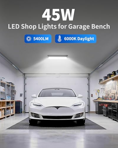 THECHAM 45W LED Shop Light Plug in for Workbench