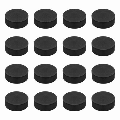 MECCANIXITY Single Sided Speaker Isolation Pads 55mmx20mm Round Black - size: 55mmx20mm