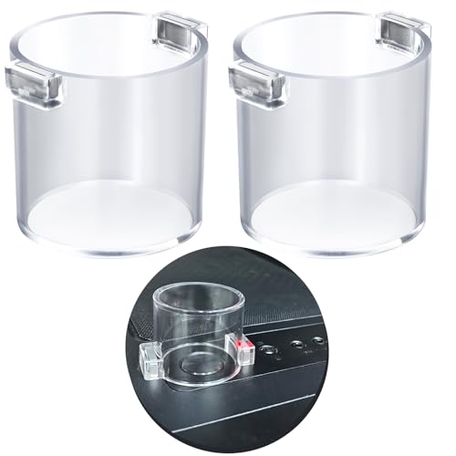 Strong Magnet Magnetic Push Button Switch Protective Cover Dustproof Waterproof Transparent for Computer Cocket Emergency Stop Button Round 36 * 30mm ﻿ - color: Round Hole:∅ 36*30mm