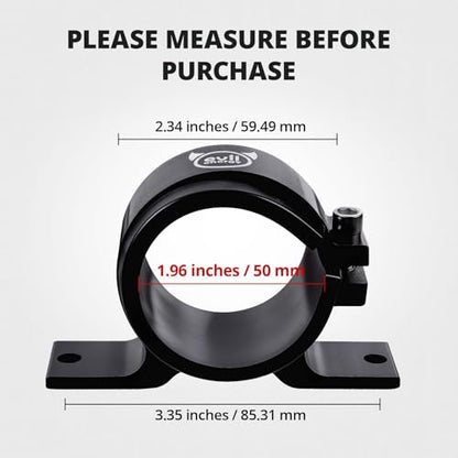 EVIL ENERGY 50MM Fuel Filter Mounting Bracket, Fuel Pump Clamp Holder 2PCS - size: 50mm