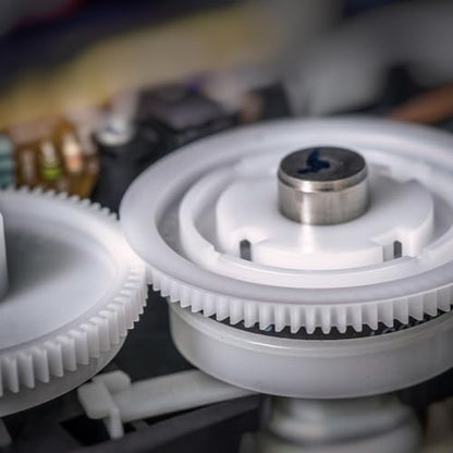 MECCANIXITY 20Pcs Plastic Gears Plastic Worm Gears Model 6102AA Reduction Gear for RC Car Model DIY Robot,White Module 0.5