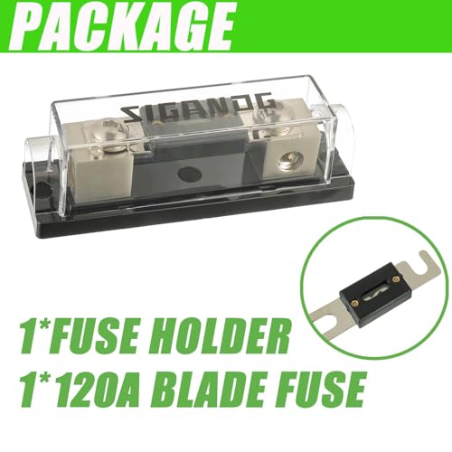 0/2/4 Gauge AWG Inline ANL Fuse Holder with 120 Amp Fuse - style: 120A