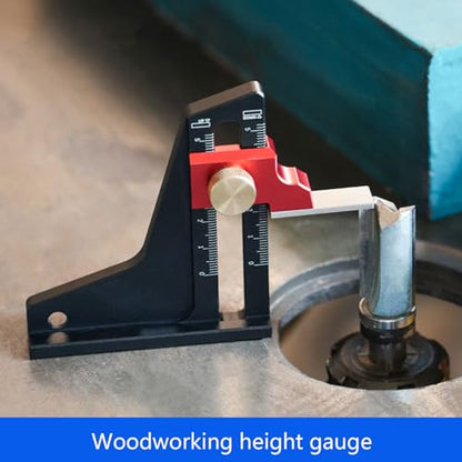 Precisions Height Gauge for Woodworking Aluminum Alloy Construction Height Measuring Tool Lockable Design Gauges Digital Gauges Woodworking Precisions Aluminum