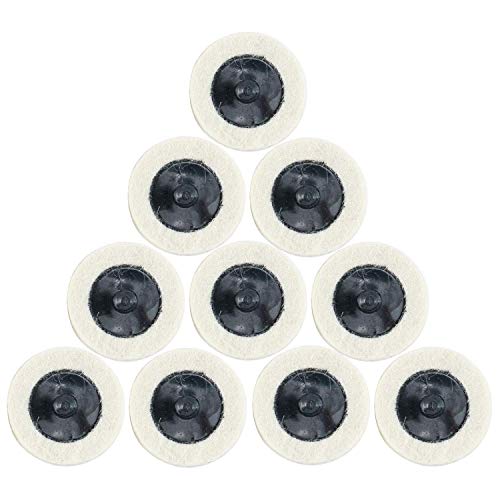 8MILELAKE 10pcs 2" Roloc Disc Buffing Polishing Wheel Pads