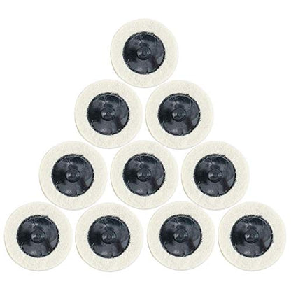 8MILELAKE 10pcs 2" Roloc Disc Buffing Polishing Wheel Pads