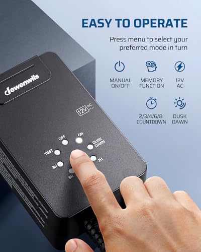 DEWENWILS 60W Low Voltage Landscape Transformer