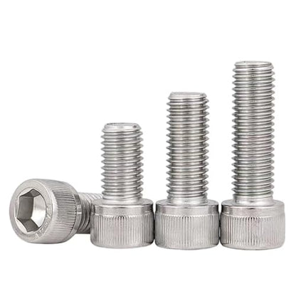 M1.4-0.3 x 2mm Socket Head Cap Screws Metric, Hex Socket Screw, Allen Socket Drive, 304 Stainless Steel (A2-70), Full Thread, Bright Finish, Machine Thread, DIN912,60 Pcs - size: M1.4-0.3 x 2mm（60 Pcs）