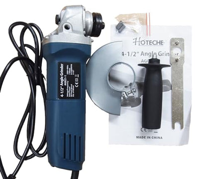 Hoteche 4-1/2" Electric Variable Speed Angle Grinder 6.5AMP P800421A