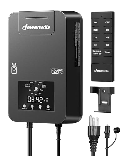DEWENWILS 300W Low Voltage Landscape Transformer with Remote - style: 300W with Remote