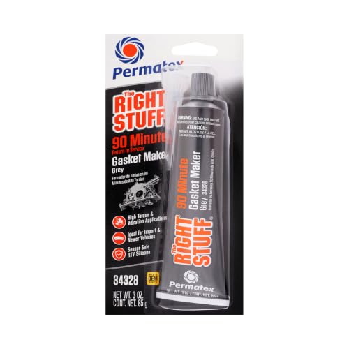 Permatex 34328 The Right Stuff 90 Minute Grey Gasket Maker 3 Oz. - size: 3 Fl. Oz., style: Compact