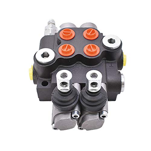 findmall 2 Spool Hydraulic Directional Control Valve 13GPM 3600PSI - size: 13 GPM, style: 2 Spool