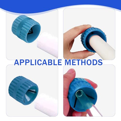 Pipe Reamer Deburring Tool, Inner & Outer for Copper PVC Brass Tubes Blue - color: Blue