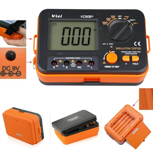 VC60B+ Digital Insulation Resistance Tester Megohm Meter