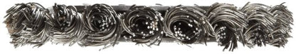 Weiler 08024 3" Standard Twist Knot Wire Wheel, .020" Steel Fill, 1/2"-3/8" Arbor Hole, Made in the USA - size: .020 Wire Size, style: Pack of 1