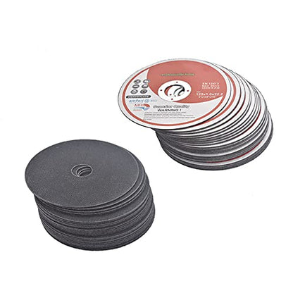 ALL-CARB 50 Pack 5 Inch x 0.040 Inch x 7/8 Inch Cutting Wheel Metal and Stainless Steel Cut Off Wheels Thin Metal Cutting Disc Fit for Angle Grinders - size: 5x0.040x7/8