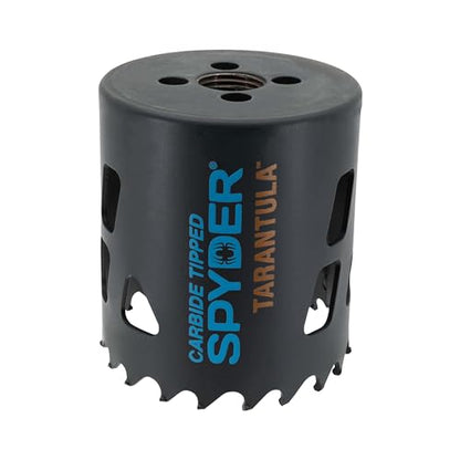 Spyder 2-3/8-Inch Carbide Tipped Metal/Wood Cutting Hole Saw (600908CF) - size: 2-3/8 inch