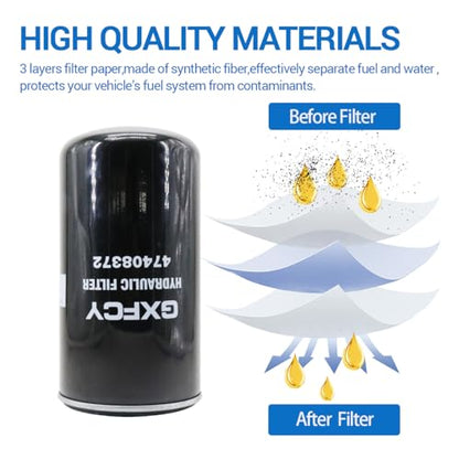 47408372 Hydraulic Filter Replace for 47408372 87772227 SBA340500920 Compatible with T2320 T2330 TC40A TC40D TC40DA TC35A TC35D TC35DA