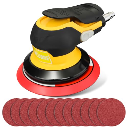 5/6 Inch Pneumatic Random Orbital Air Sander,DA Sander for Auto Body