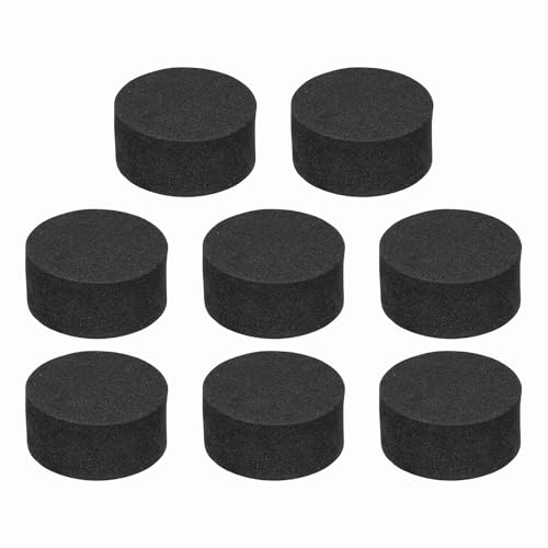 MECCANIXITY 8 Pcs Single Sided Speaker Isolation Feet Pads, 30mmx15mm Non Slip Foam Shock Absorption Base Pad Amplifier Stand Feet Mat for Speaker HiFi Home Theater Sound System, Black - size: 30mmx15mm