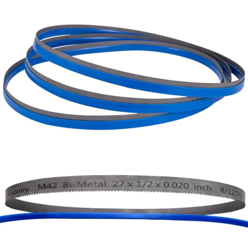 27Inch Bandsaw Blades 8/12 TPI for DeWalt DCS377,Milwaukee-3 Pack - size: 8/12 TPI