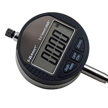 Electronic Digital Dial Indicator 0-1 Inch/25.4 mm - style: 0-1 Inch/25.4 mm 0.01mm
