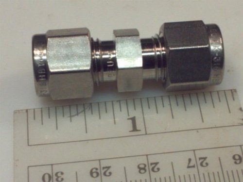 SWAGELOK SS-400-6 1/4 INCH Tube Outer Diameter, Stainless Steel, Tube Fitting, Union