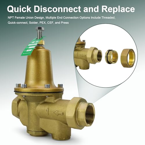 LF25AUB-Z3 Water Pressure Reducing Valve 1 Inch - size: 1 Inch