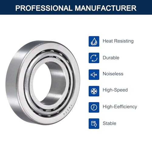 2 Pack 14137/274 Tapered Roller Bearing Cone and Cup Set - size: 14137/14274