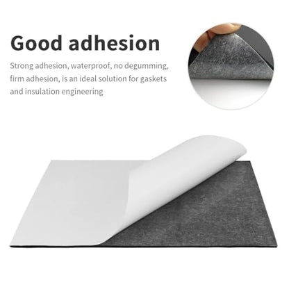 DGSL 10 Pcs Foam Sheets Self Adhesive, 1/8 in Thick X 6 in X 6 in Closed Cell Foam Pad Neoprene Rubber Sheets Non-Slip Insulation Pads Vibration for Furniture Crafts Cars - size: 6" x 6" x 1/8"