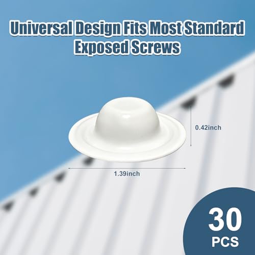30Pcs Metal Screw Roof Caps