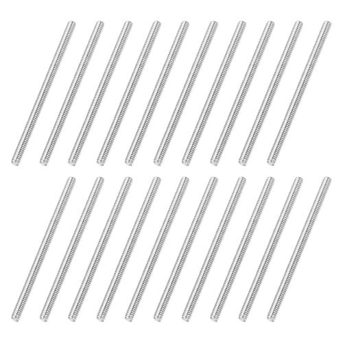 uxcell 20Pcs Fully Threaded Rod M2 x 0.4mm Pitch 35mm/1.4 Inch Threaded - size: M2x0.4mmx35mm