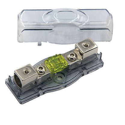 ZOOKOTO 100A Car Audio Power Wire Fuse Holder, Car Boat Marine Auto manlFuse Box Fuse Block 4 Gauge 100 Amp - size: 100A