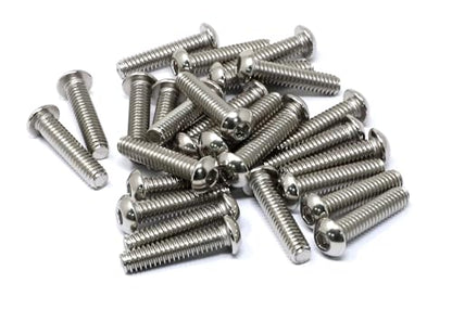 iexcell 25 Pcs 1/4-20 x 1-1/8" Stainless Steel 304 Hex Socket Button Head Cap Screws Bolts Kit - size: 1/4-20 x 1-1/8"