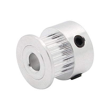 5PCs Aluminum 2GT Timing Pulley 20 Teeth Bore 5mm for 3D Printer 6mm Width 2GT Timing Belt - size: 20 teeth, style: 5mm bore, for 6mm belt