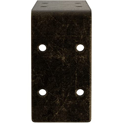 Ekena Millwork BKTM02X06X03EBAPG Steel Bracket Embrey, 2" W x 6" D x 3 3/4" H, Antiqued Pale Gold - color: Antiqued Pale Gold, size: 2-in. W x 6-in. D x 3.75-in. H