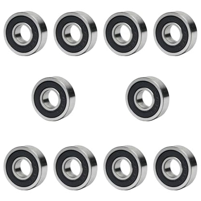 10 PCS R4-2RS Deep Groove Ball Bearings. Double Rubber Seal Bearings 1/4" x 5/8" x 0.196", Pre-Lubricated and Stable Performance (R4 RS)