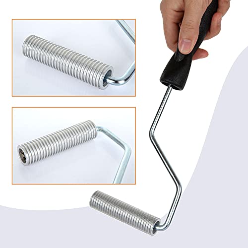 5Pcs Fiberglass Roller Tools Kit, Bubble Paddle Set