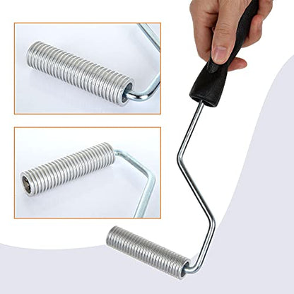 5Pcs Fiberglass Roller Tools Kit, Bubble Paddle Set