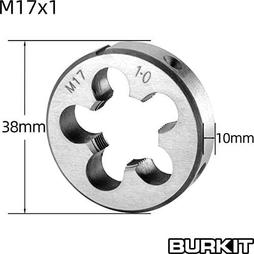 Burkit M17 X 1 Tap and Die Set Right Hand